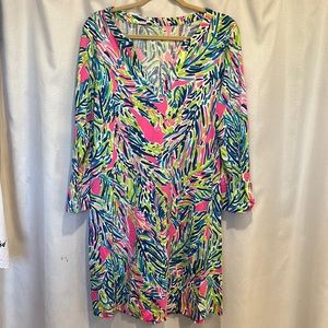Lilly Pulitzer 3/4 Sleeve V-neck dress